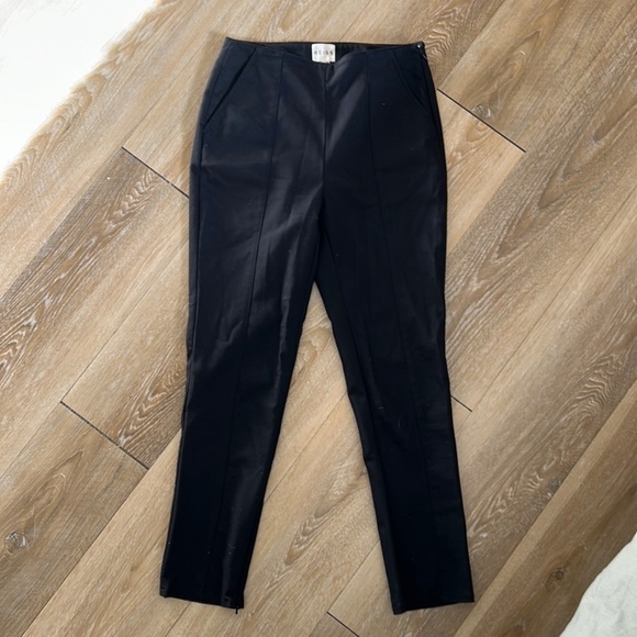 Reiss Side Zip Nancy Slim Tapered Flat Front Ankle Zip Pants - Picture 6 of 10